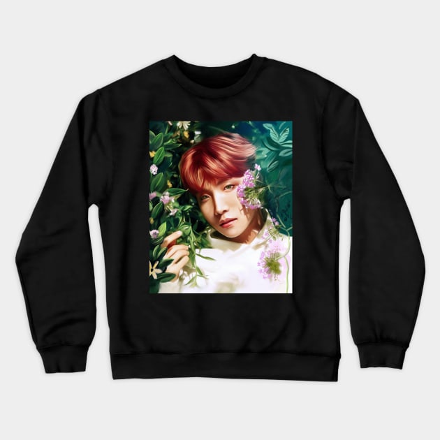 hobi Crewneck Sweatshirt by ari-arts